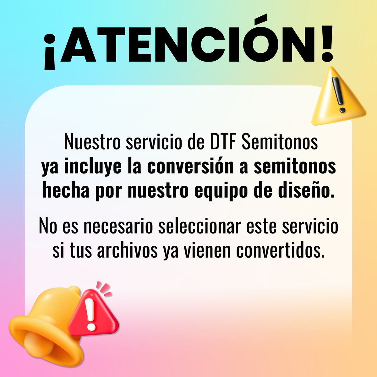Impresión DTF Semitonos x metro
