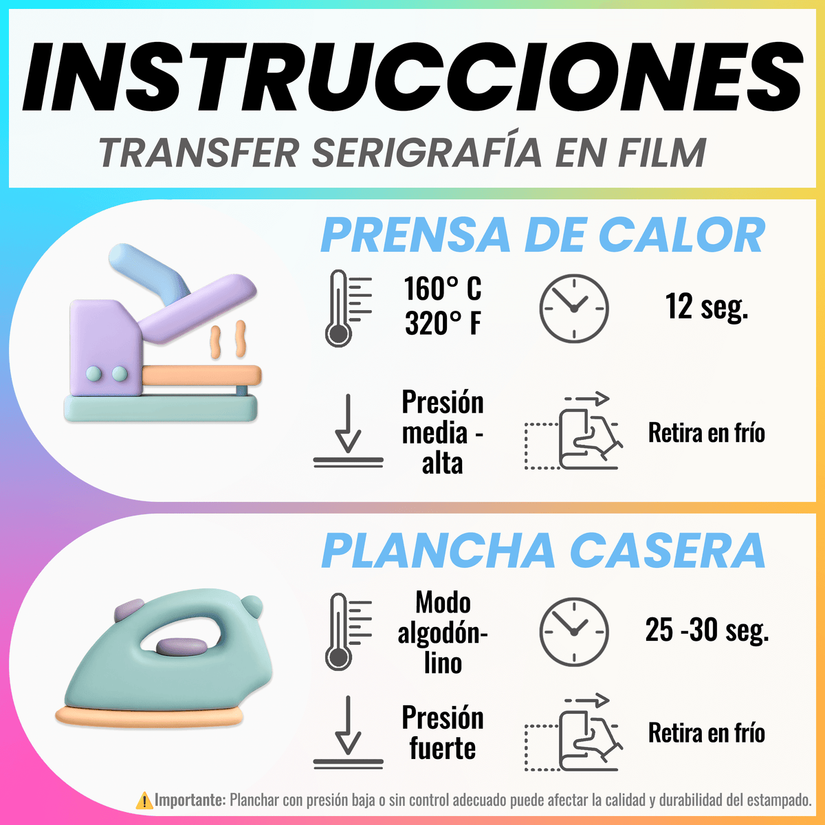 Transfer Serigrafía en Film