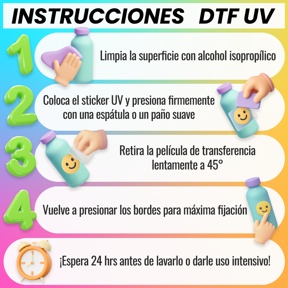 Impresión DTF UV por metro