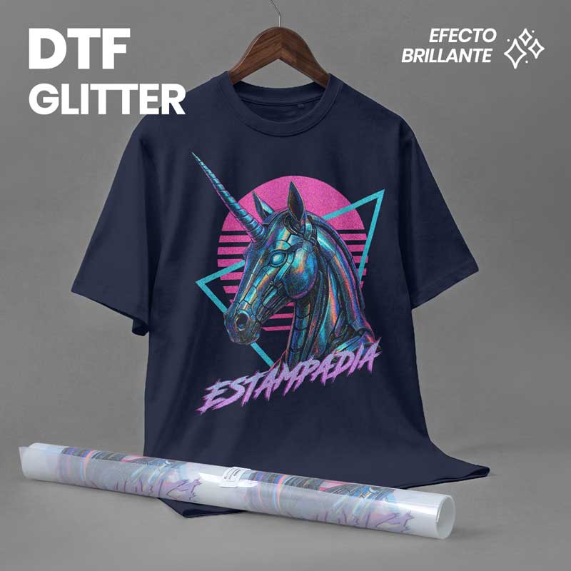 Impresión DTF Glitter por Metro