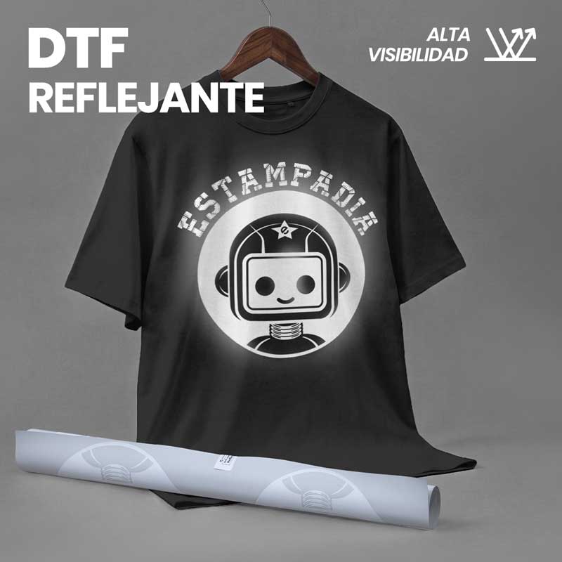 Impresión DTF Reflejante por Metro