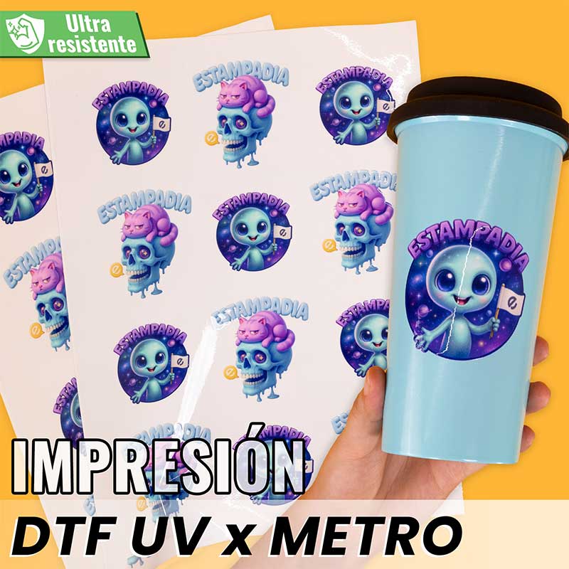 Impresión DTF UV x Metro