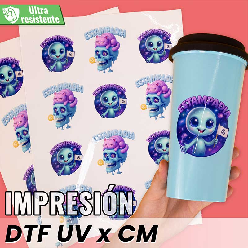 Impresión DTF UV x Centímetro Lineal