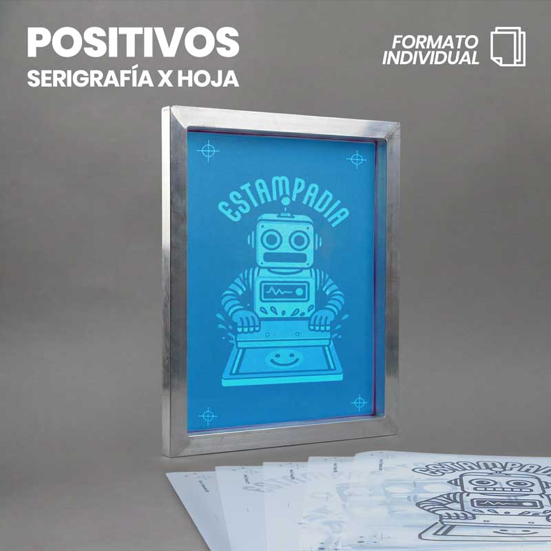 Positivos para Serigrafía por Hoja