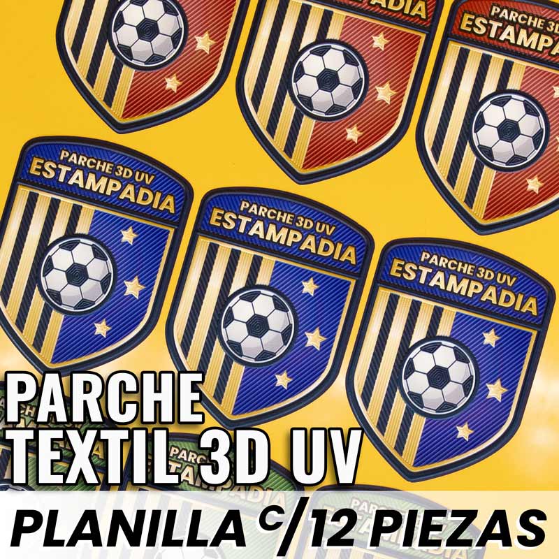Parche Textil 3D UV (Alto Relieve TPU)